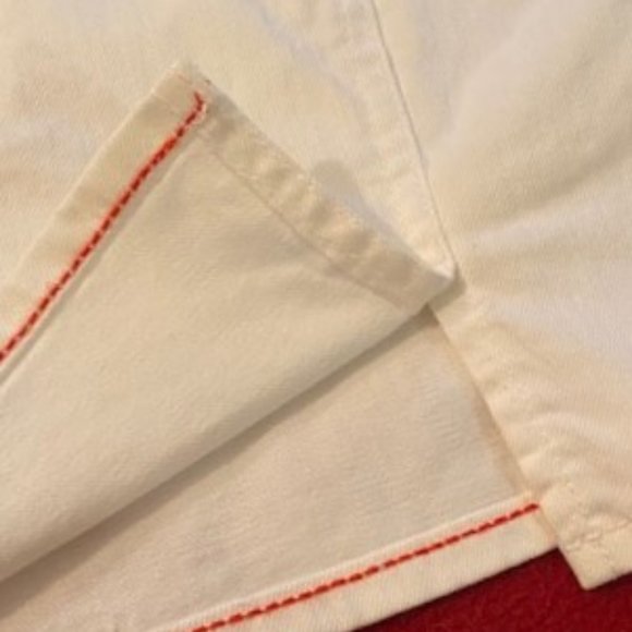 Tommy Hilfiger White Denim Mini Skirt NWT Size - 6 - Picture 9 of 9
